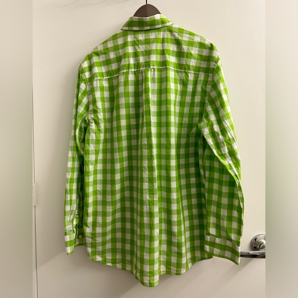 Tommy Hilfiger Green Check Men's Button Down shirt - Picture 3 of 4